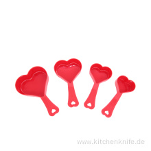 Food Grade Heart Shape Measuring Cups Set